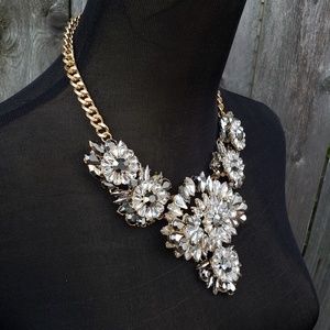 Marciano Crystal Stone Goldtoned Necklace Big Bold